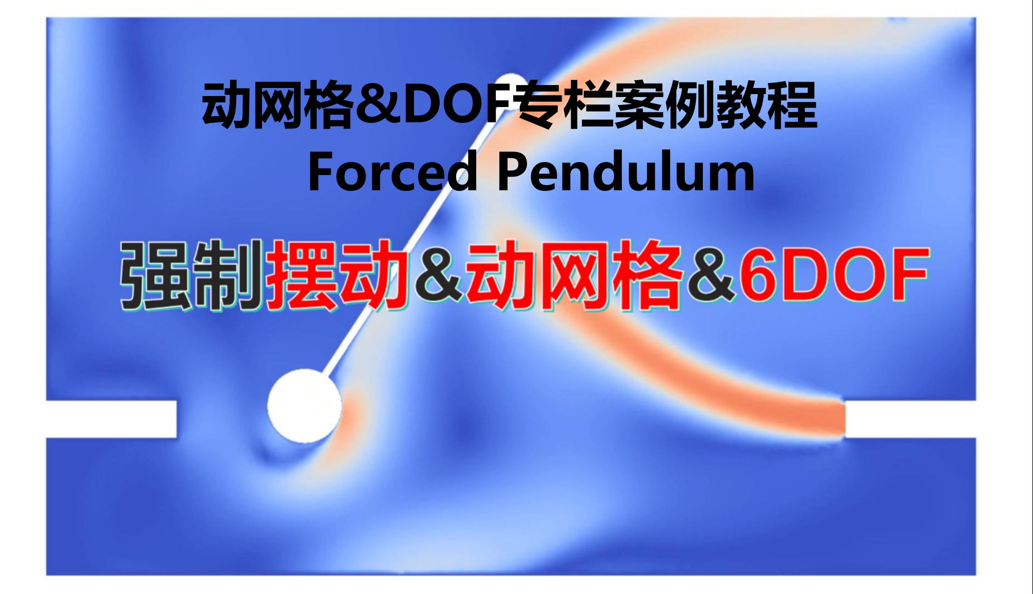 FLUENT动网格&DOF 4Forced Pendulum案例教程哔哩哔哩bilibili