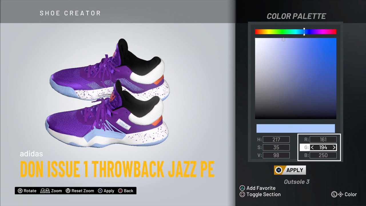 nba2k20 捏鞋 来自大佬da infamous ny视频分享球鞋编辑器