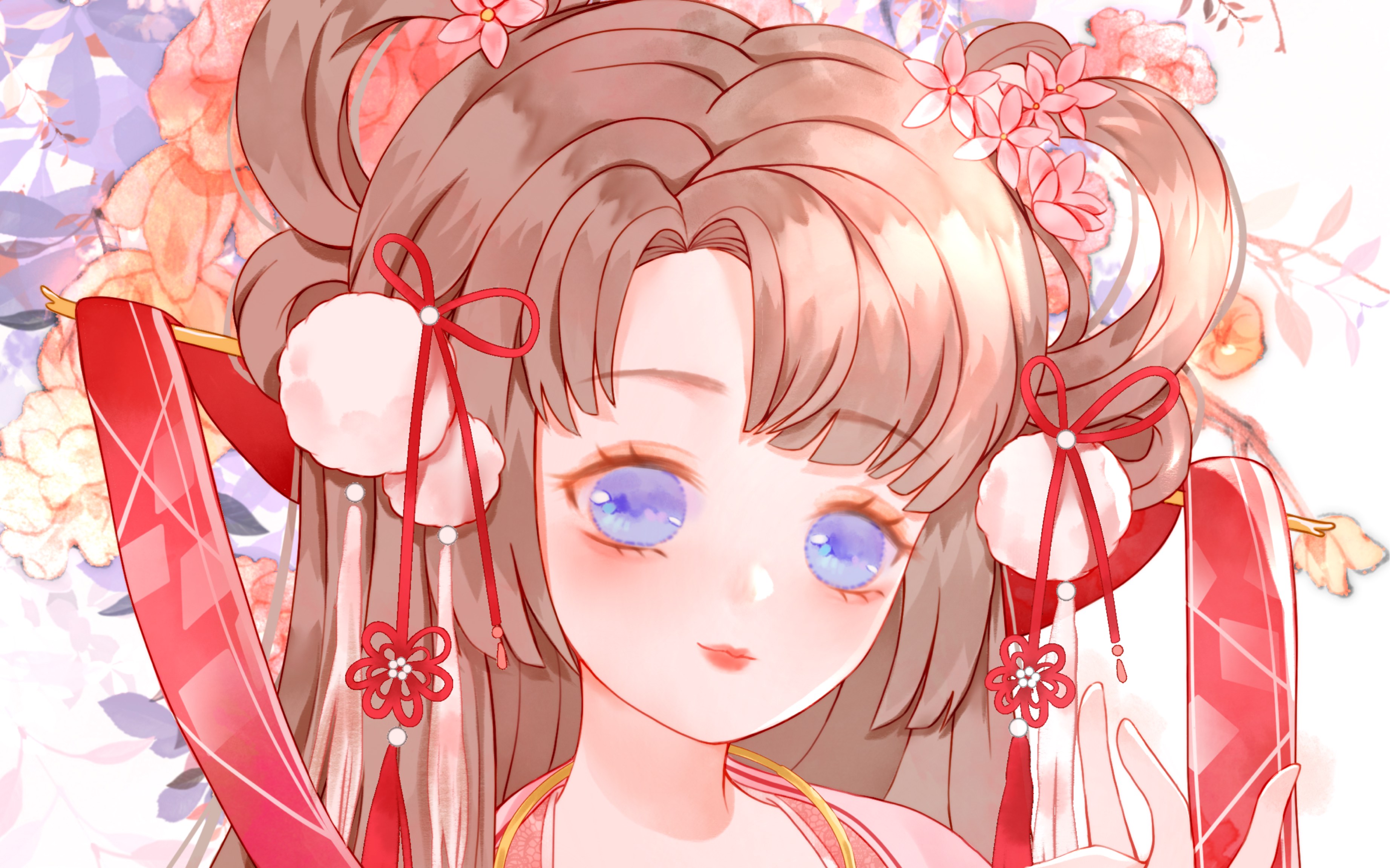 procreate是我最喜欢的红色古风头像