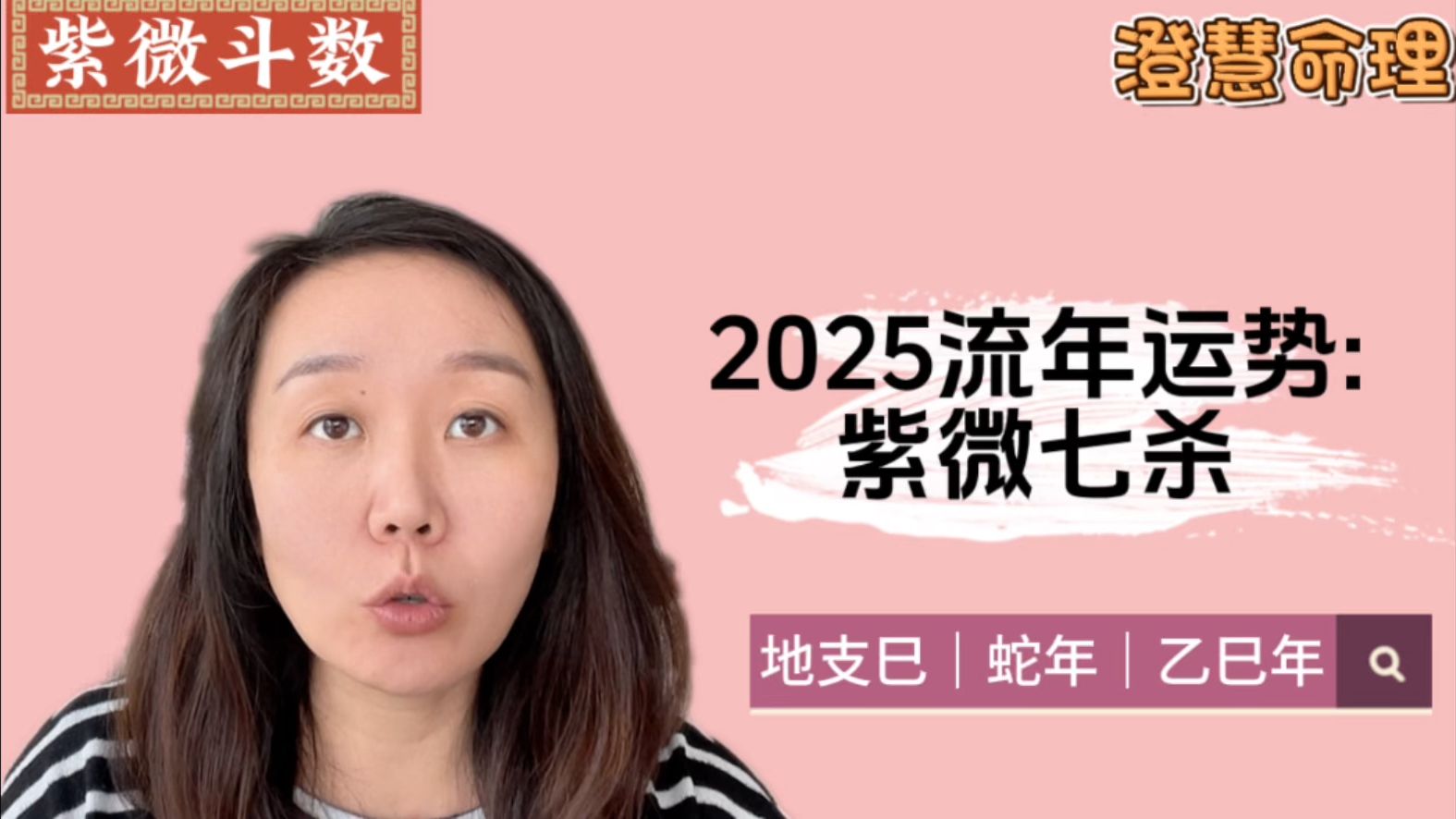 2025流年运势:紫微七杀|乙巳年|蛇年哔哩哔哩bilibili