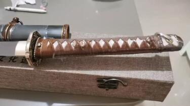 98式軍刀 古兵器 武具 刀装具 日本刀 居合刀 武士道 手鍛造打 鋼刀 冷