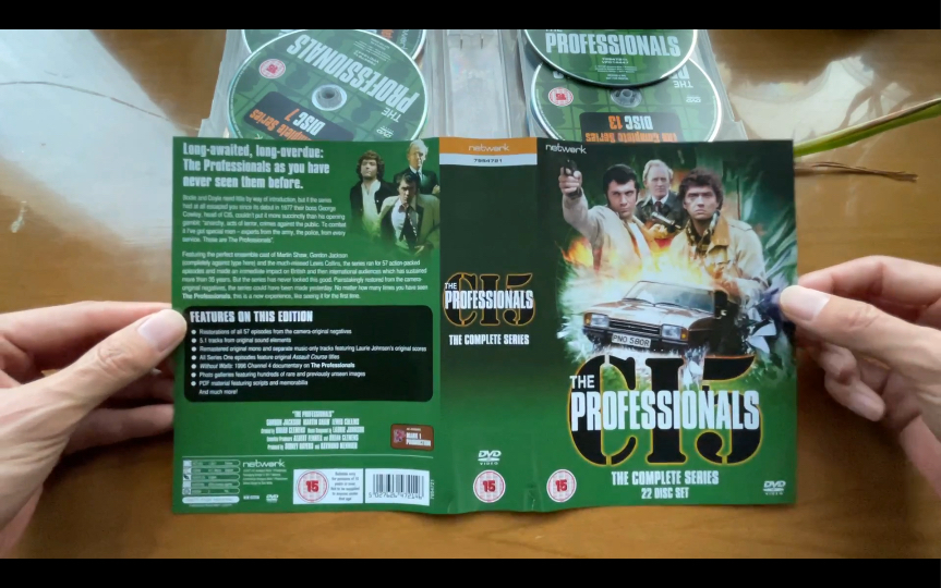 [图]开箱：经典英剧《CI5行动》（The Professionals）DVD数码修复重制版