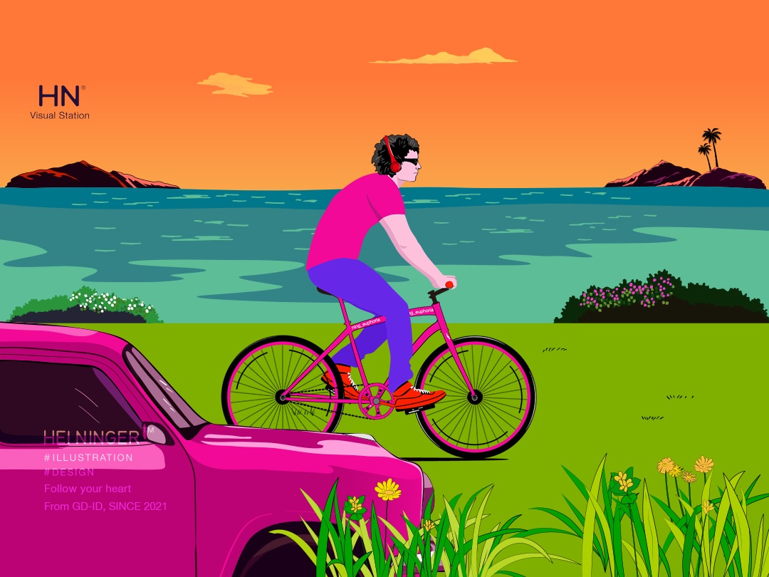 mg动画-ae-人物骑车动画