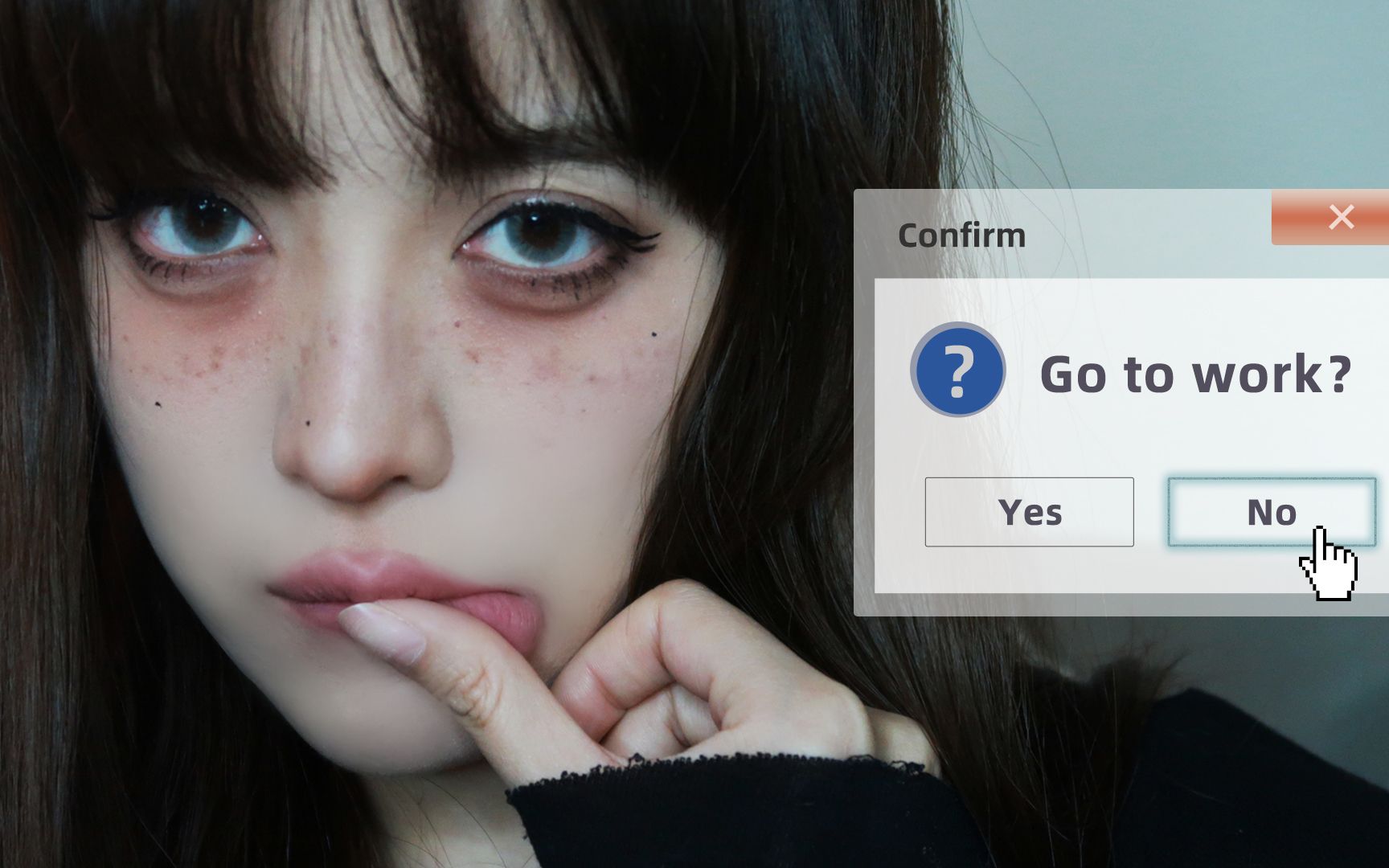 颓废社恐妆 | 乖张不羁厌世脸,生人勿近!