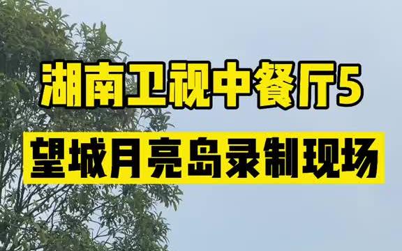 湖南卫视著名节目《中餐厅5》在长沙大望城月亮岛拍摄,月亮岛要火了!哔哩哔哩bilibili