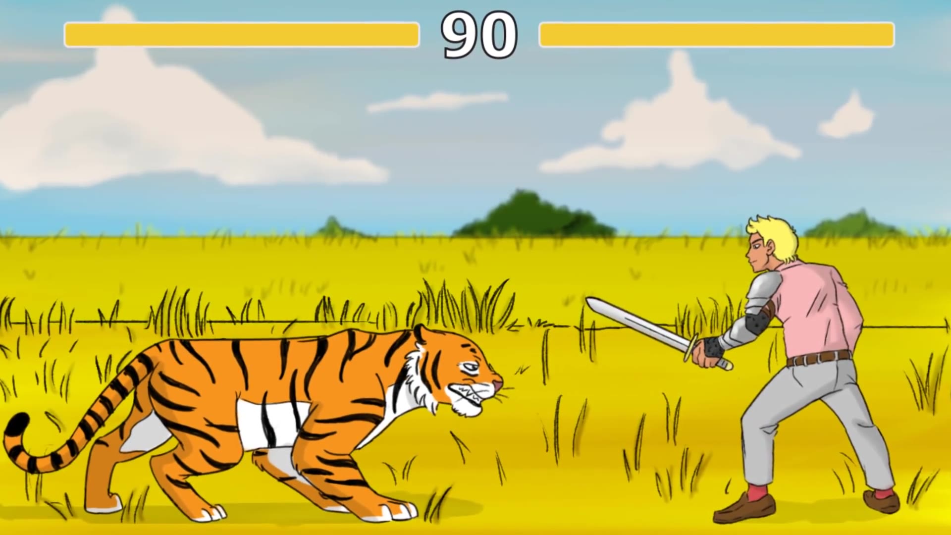 人和老虎单挑谁会赢老外中也有斗兽党