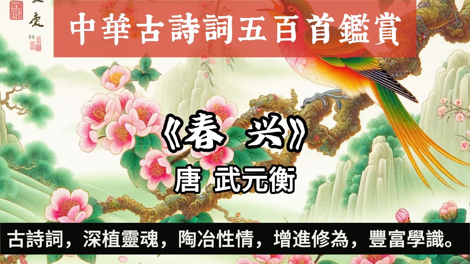 第46集 武元衡的《春兴》:流莺飞舞,春风万里