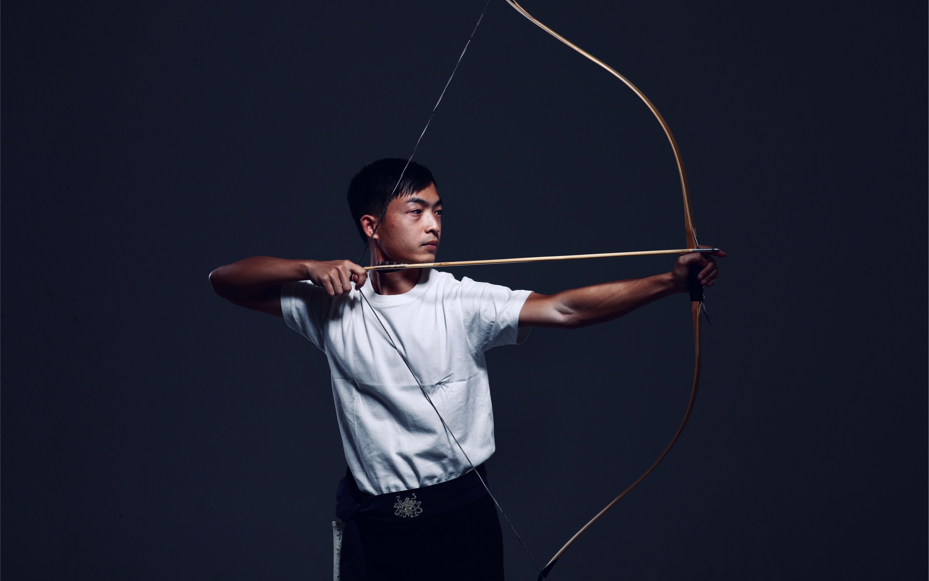 习练少林禅弓大架子的缩影