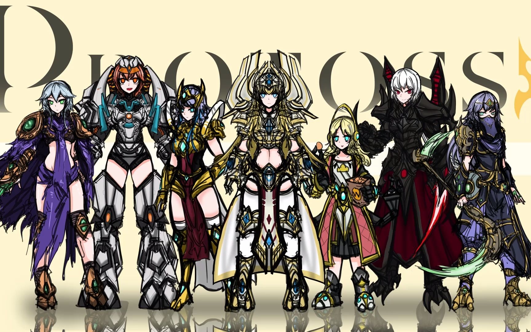 星际争霸【星灵】全指挥官ecy化_星际争霸