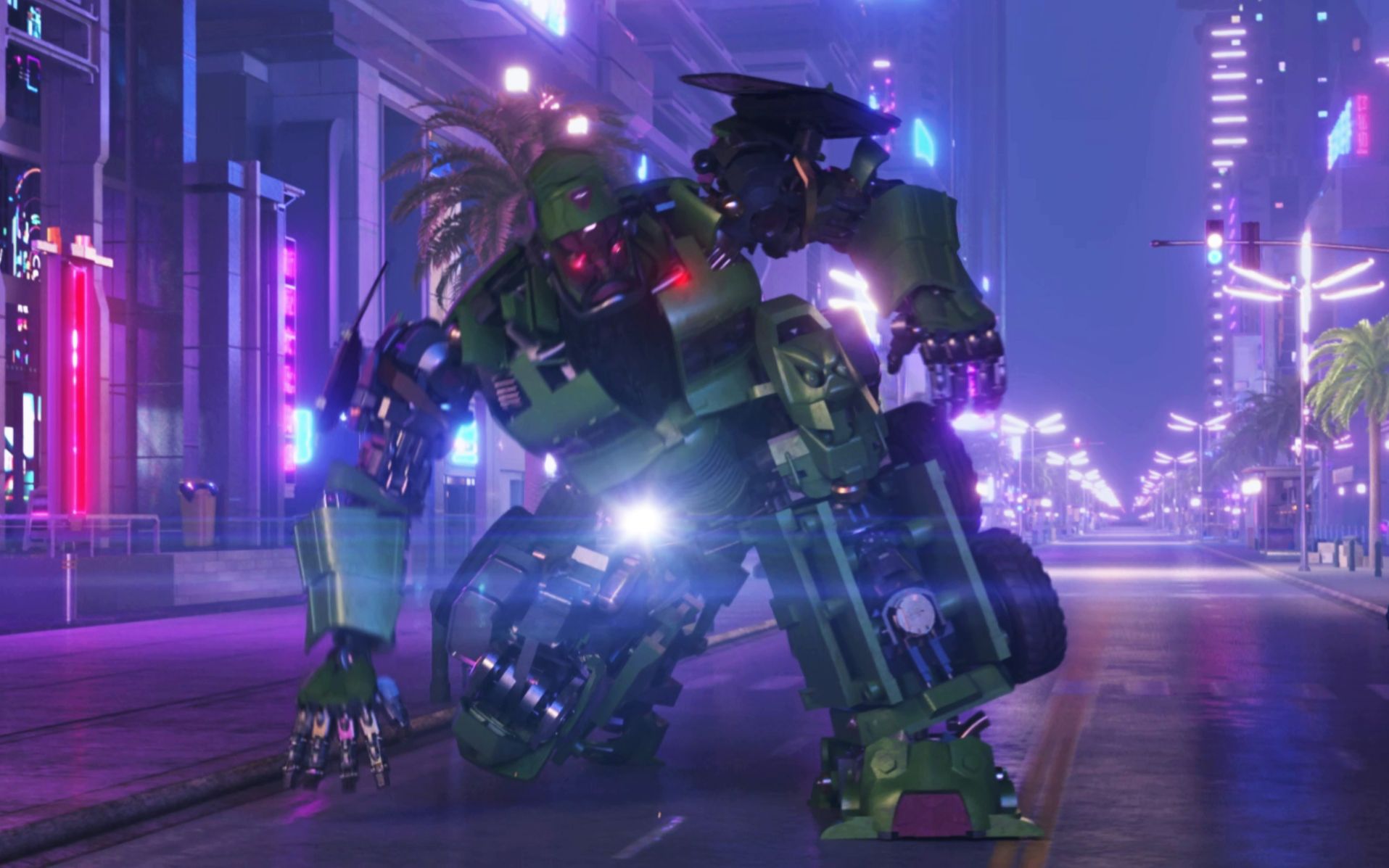 国产变形金刚关羽大战擎天柱,火花四溅,中西方的终极对决!