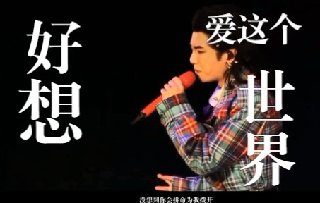 [图]花花华晨宇2021海口演唱会 好想爱这个世界啊＋好想我回来啊16机位感动混剪（为五专浅浅宣传一波）