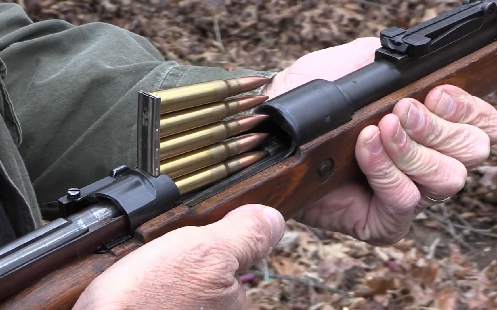 美国老爷子试射98k毛瑟步枪(好听)