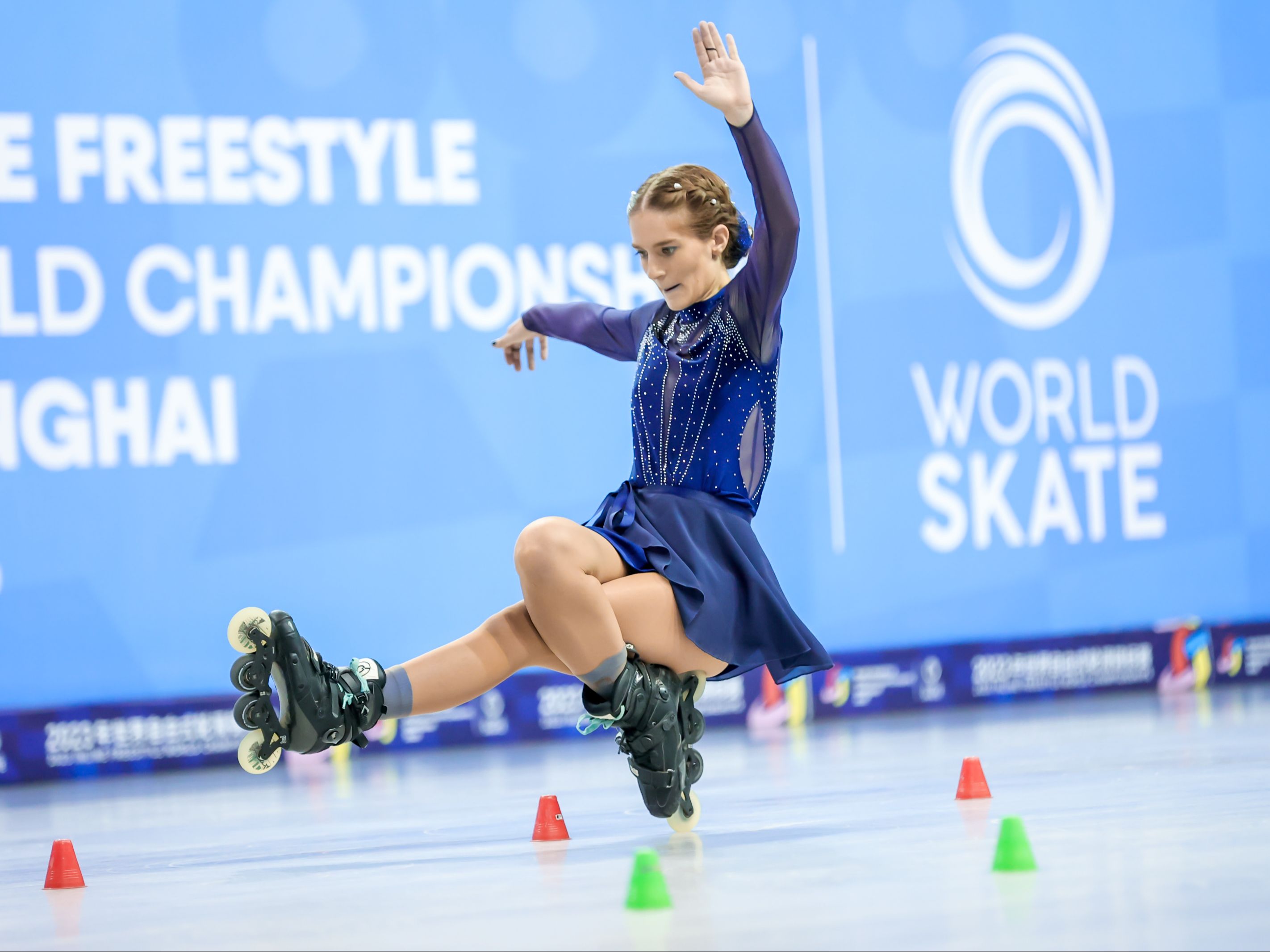 季军 laura oria albelda(西班牙)-视角2|2023年世界自由式轮滑锦标赛