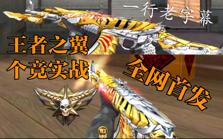 【cf手游】全网首发 王者之翼个竞实战