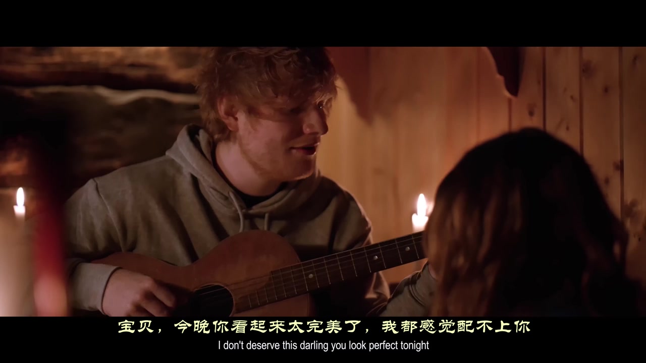 [图]Perfect 中英字幕 - Ed Sheeran[超清版]