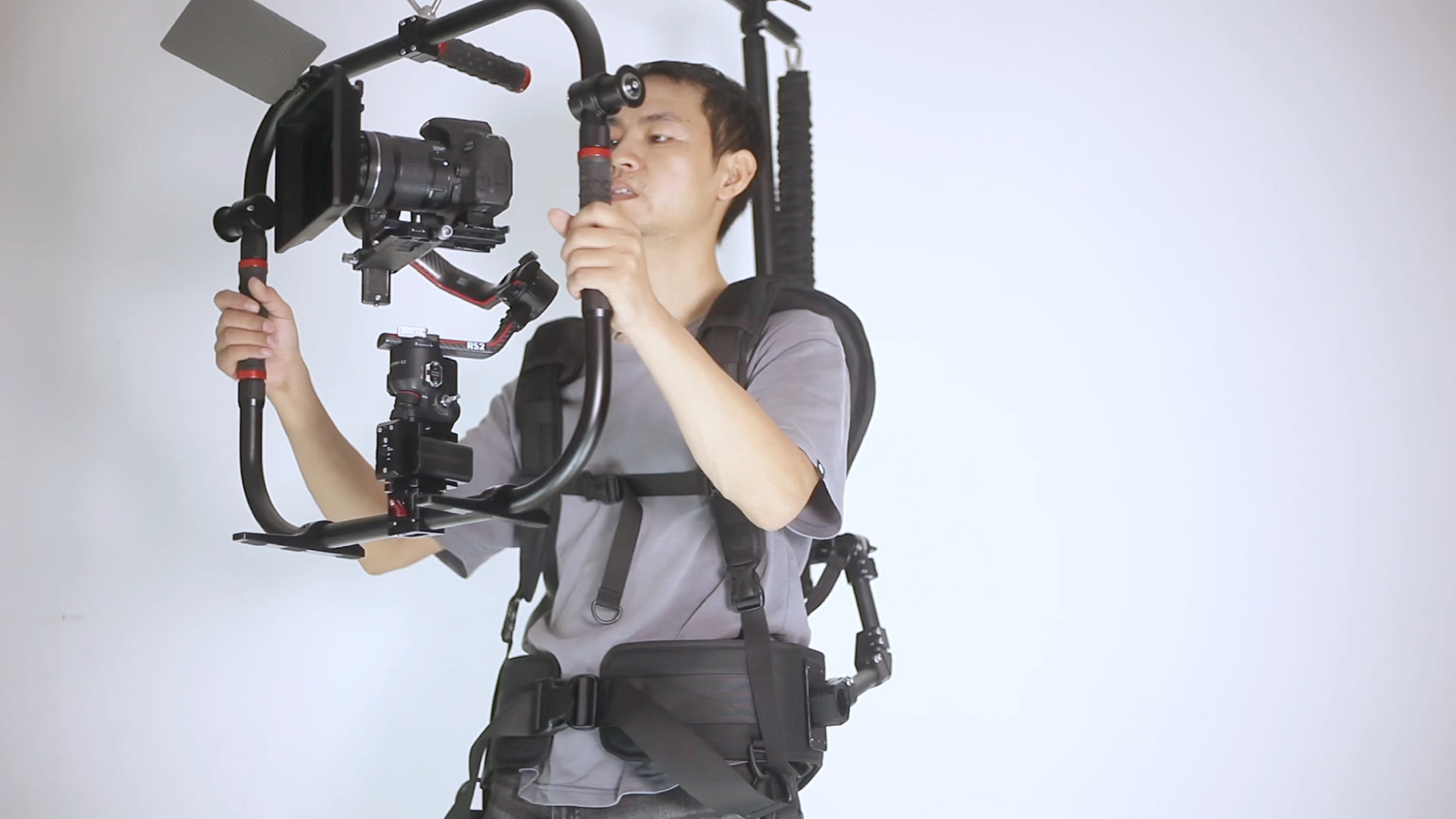 hongtoo红图单杆省力背心,斯坦尼康,吊鱼杆背心