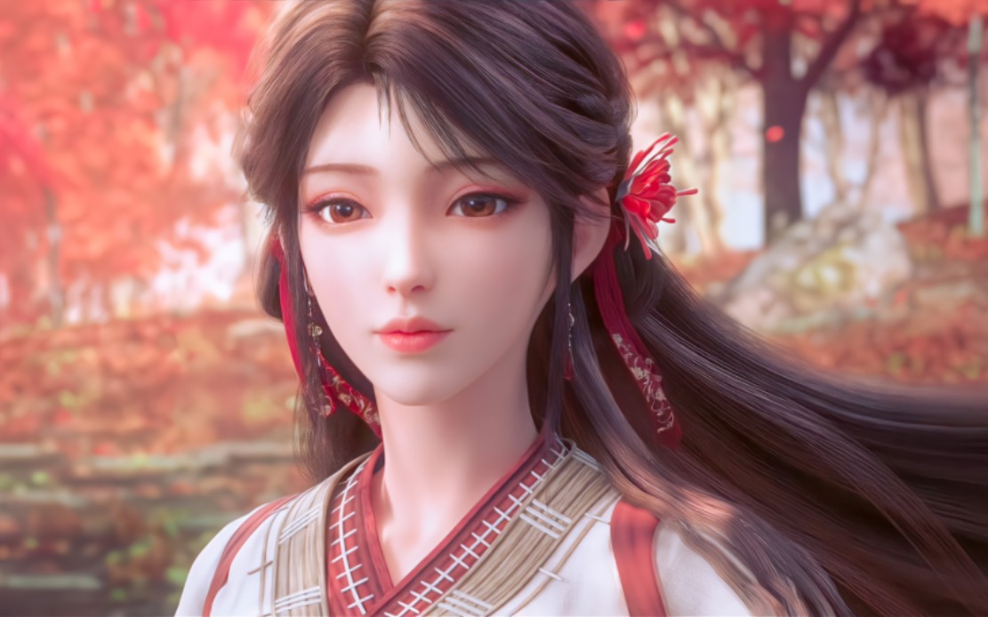 【完美世界特别篇】火桑女/火灵儿新模型4K/8K超清壁纸-小尊动漫-小尊动漫-哔哩哔哩视频