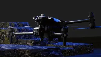 C4D无人机工程动画（附赠工程文件）