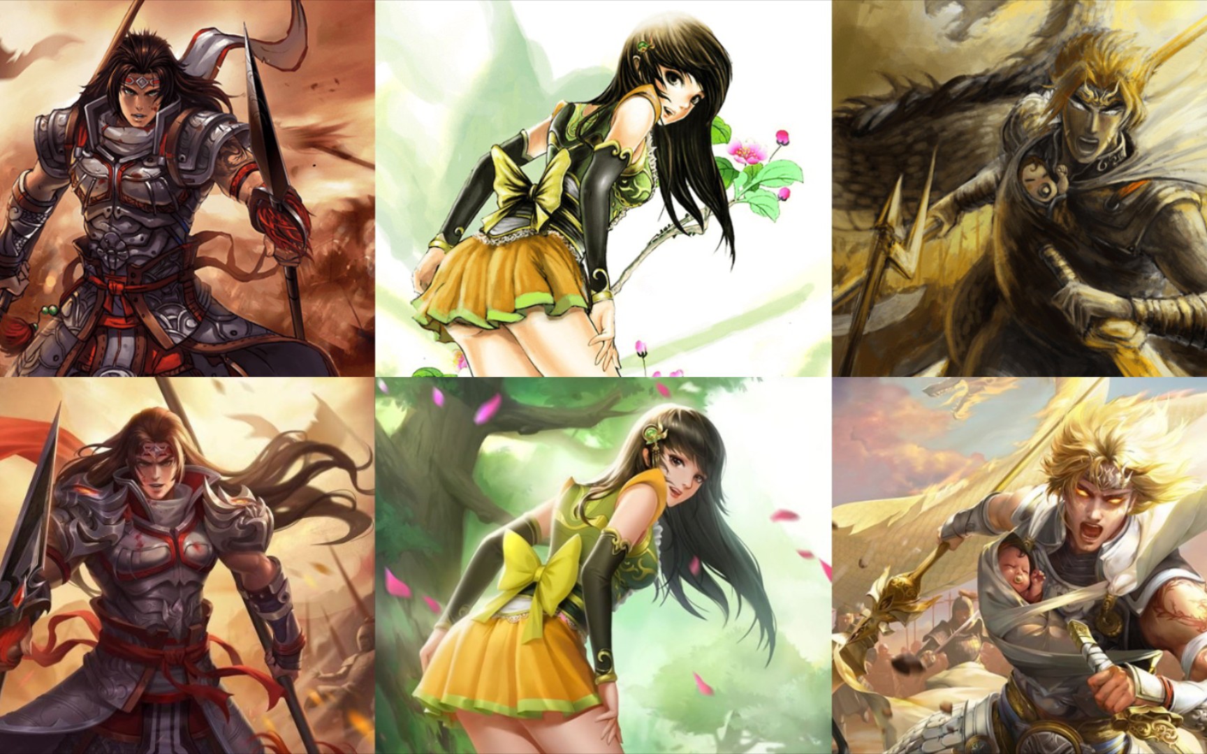 三国杀原画与精修画对比(二)