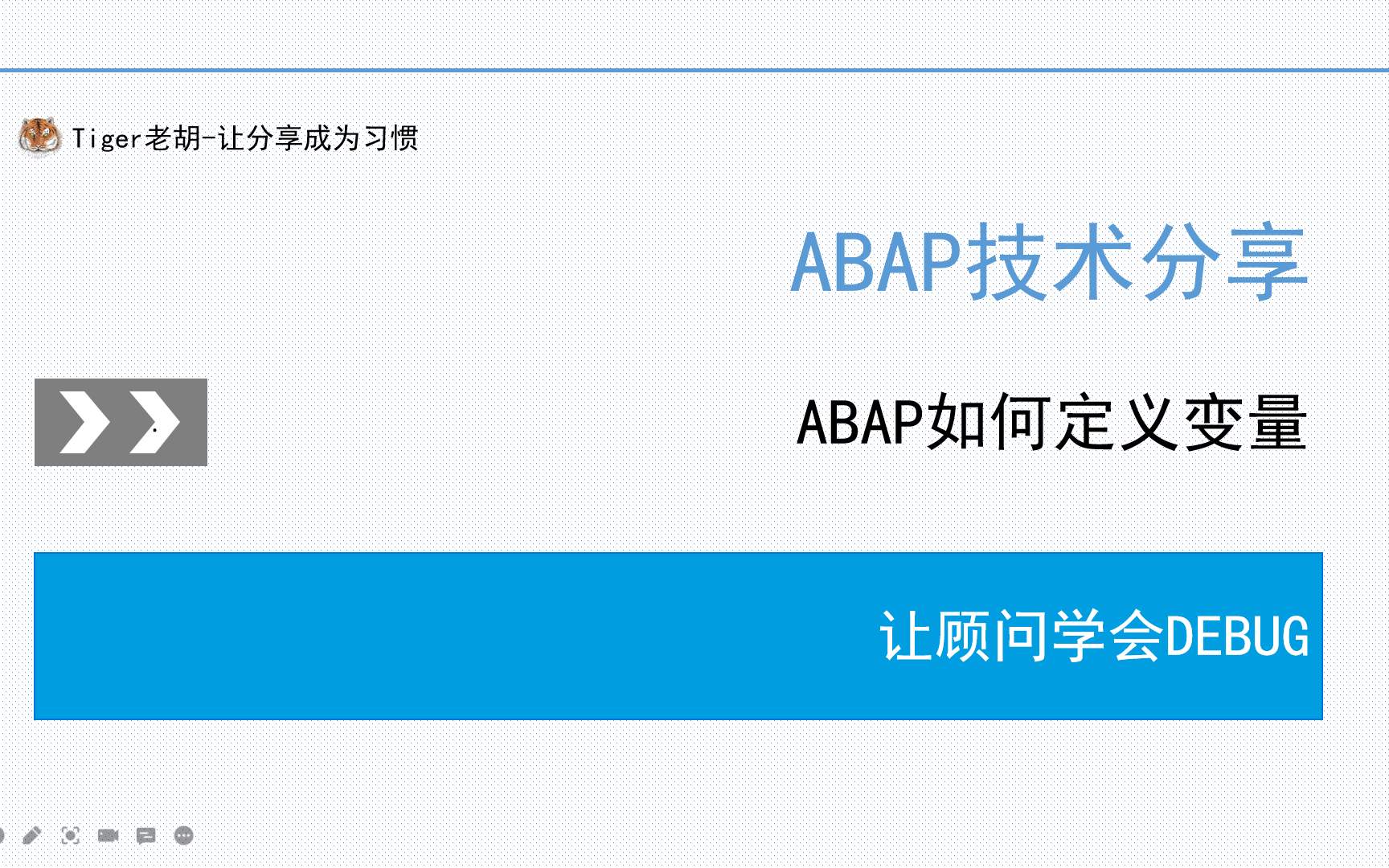 让顾问学习DEBUG第七课 ABAP定义变量哔哩哔哩bilibili