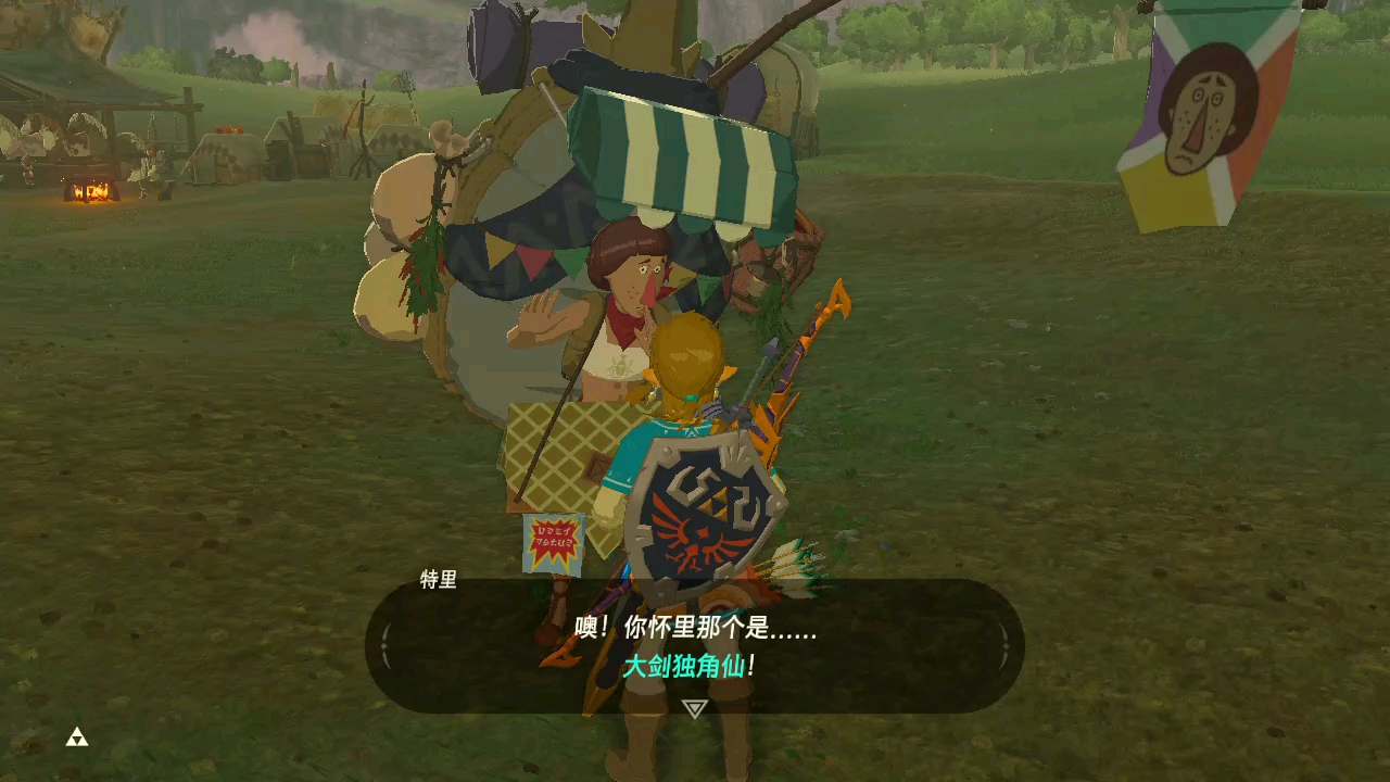 当你身上有独角仙找特里的时候_塞尔达传说
