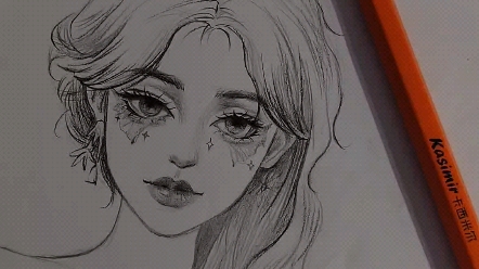 【蝴蝶精灵女孩】手绘全过程～零基础进!