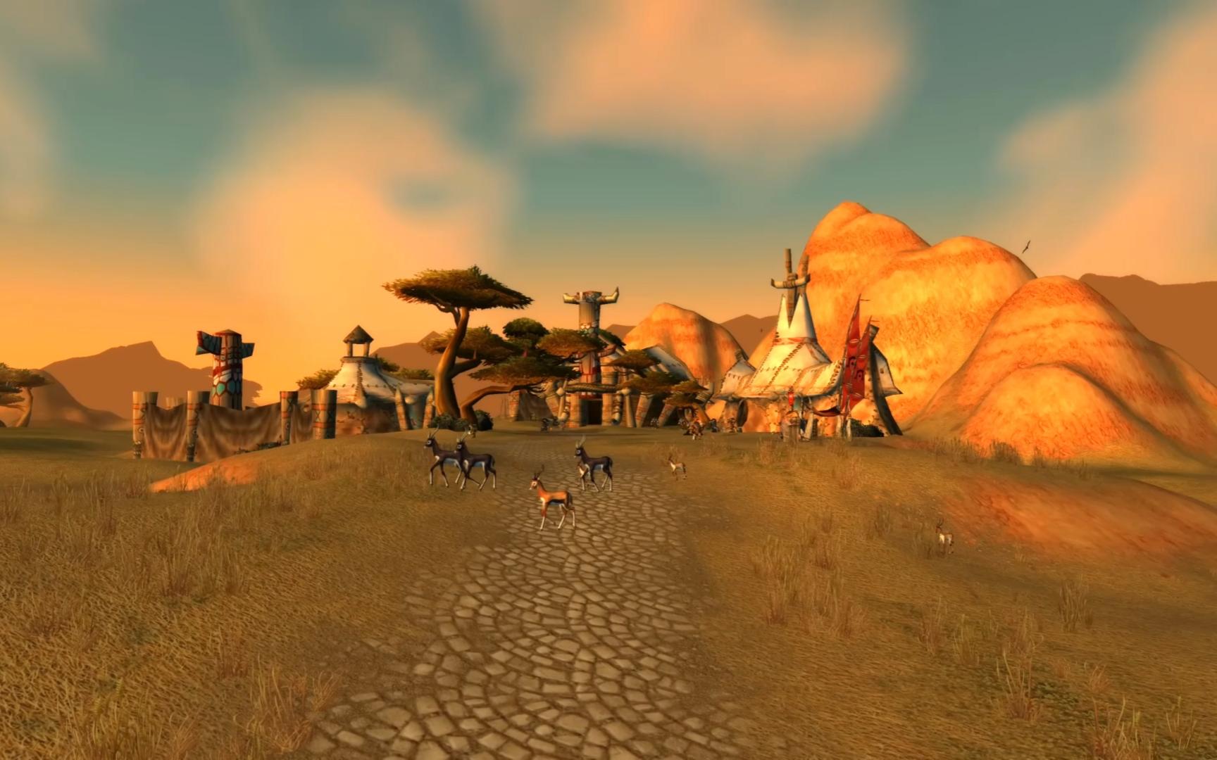 卡利姆多 - 贫瘠之地(barrens)【艾泽拉斯旅行记忆 @ 怀旧】