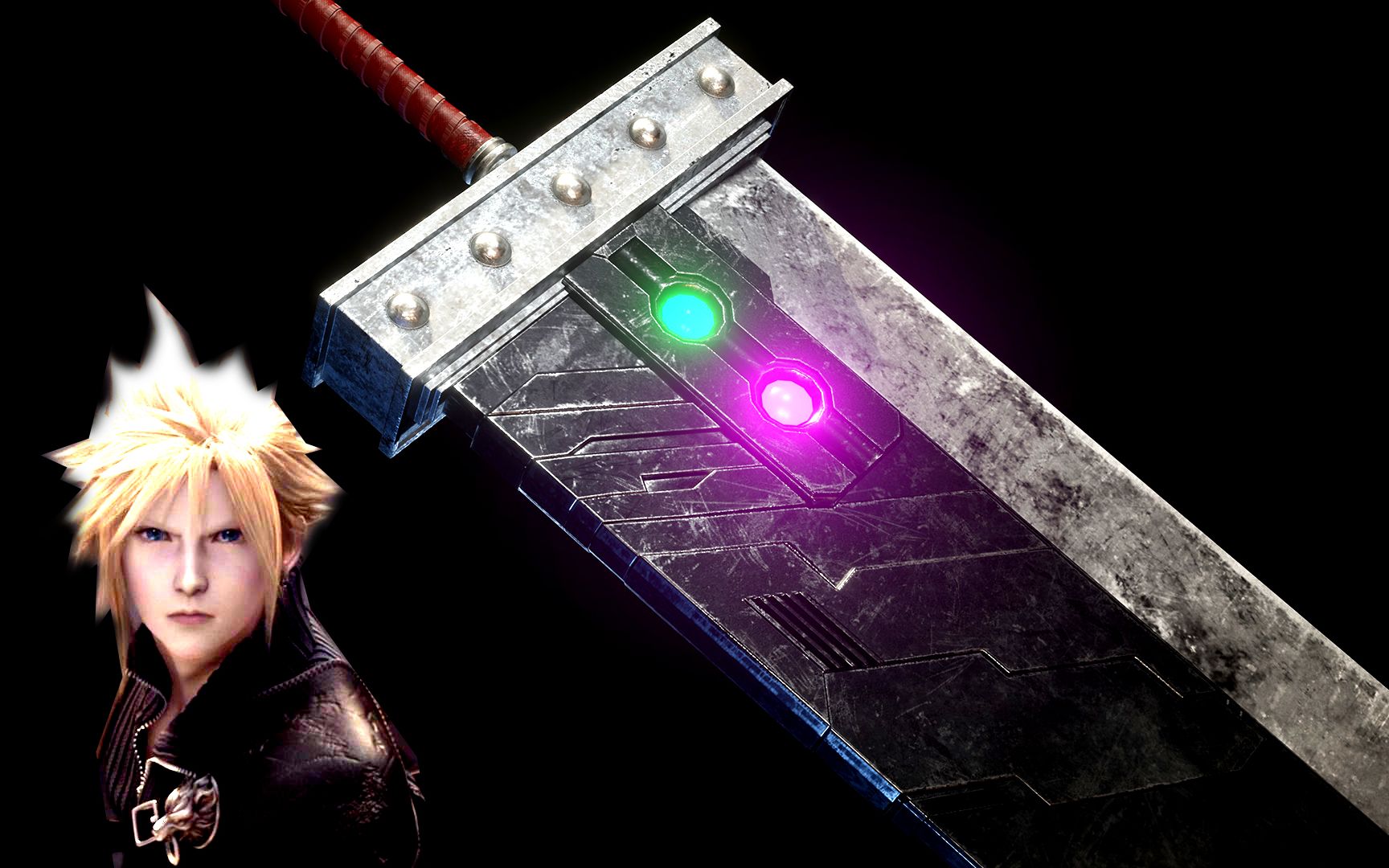 【克劳德武器|blender模型】 毁 灭 者 !