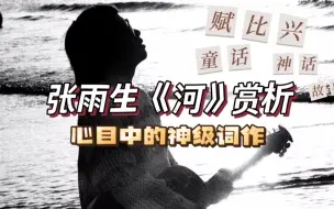 【创作人】系列之张雨生《河》赏析 心目中的神级词作