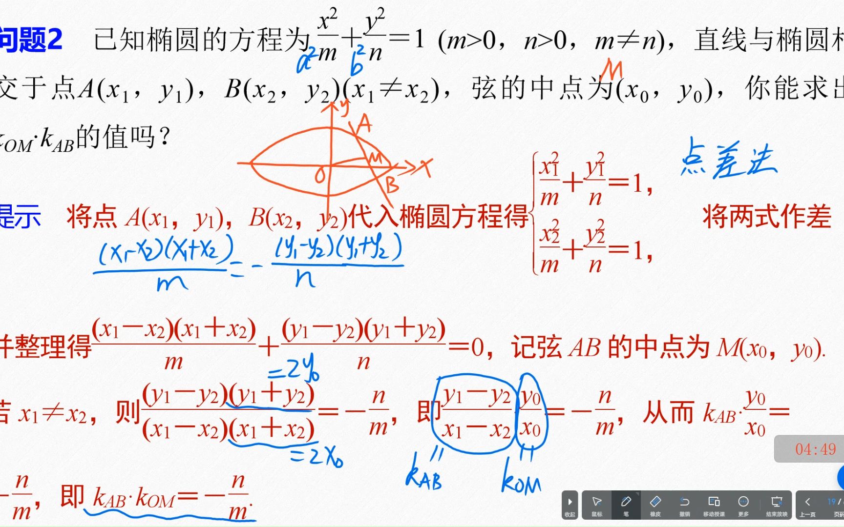 1.2椭圆的标准方程及性质的应用(2)