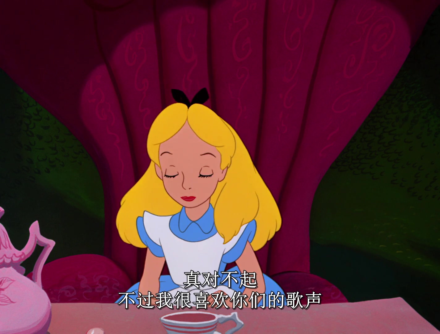 爱丽丝疯帽子的茶会经典片段多国语版