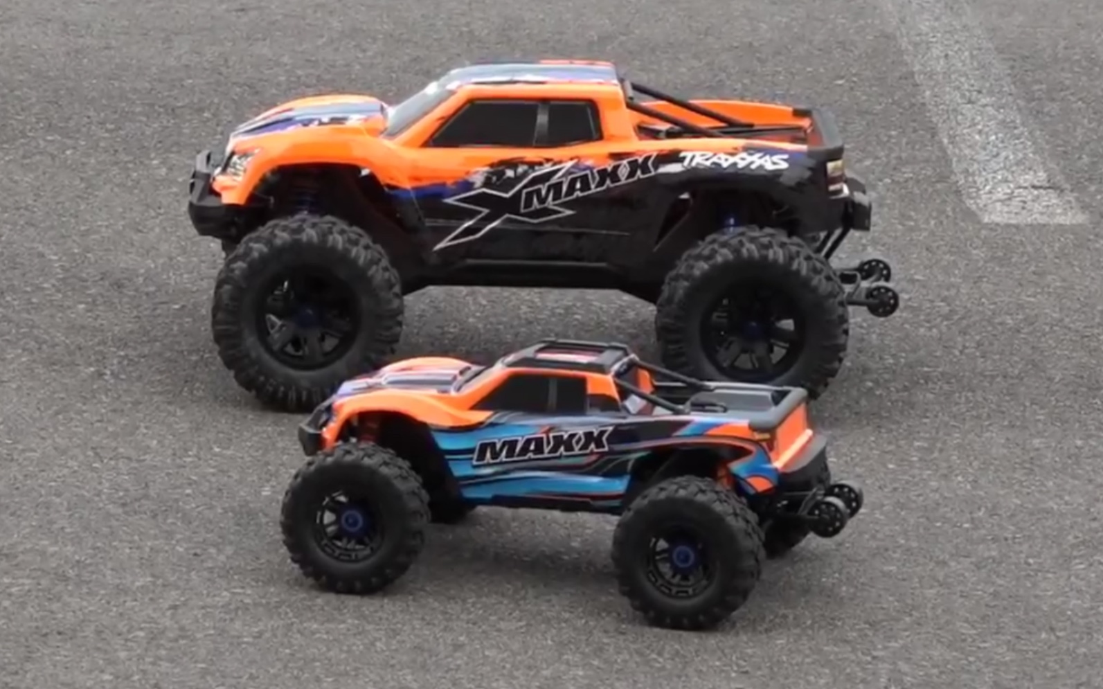 traxxas maxx 1/10 大脚 车 2019 新大脚 官方平路测试 rc rc遥控模型哔哩哔哩bilibili