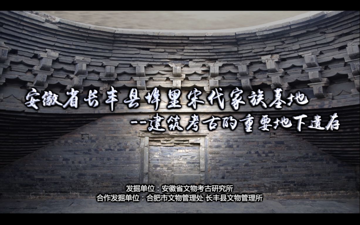 2020十大考古新发现推介:安徽长丰埠里宋代家族墓地哔哩哔哩bilibili