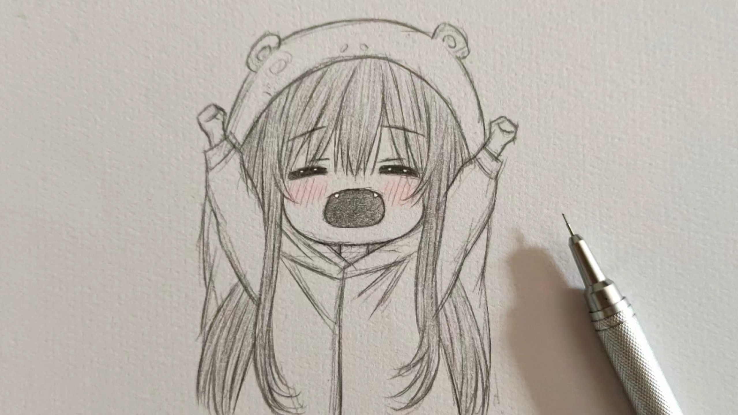 这样画太简单了,动漫女生的画法有手就行!快来和我一起画