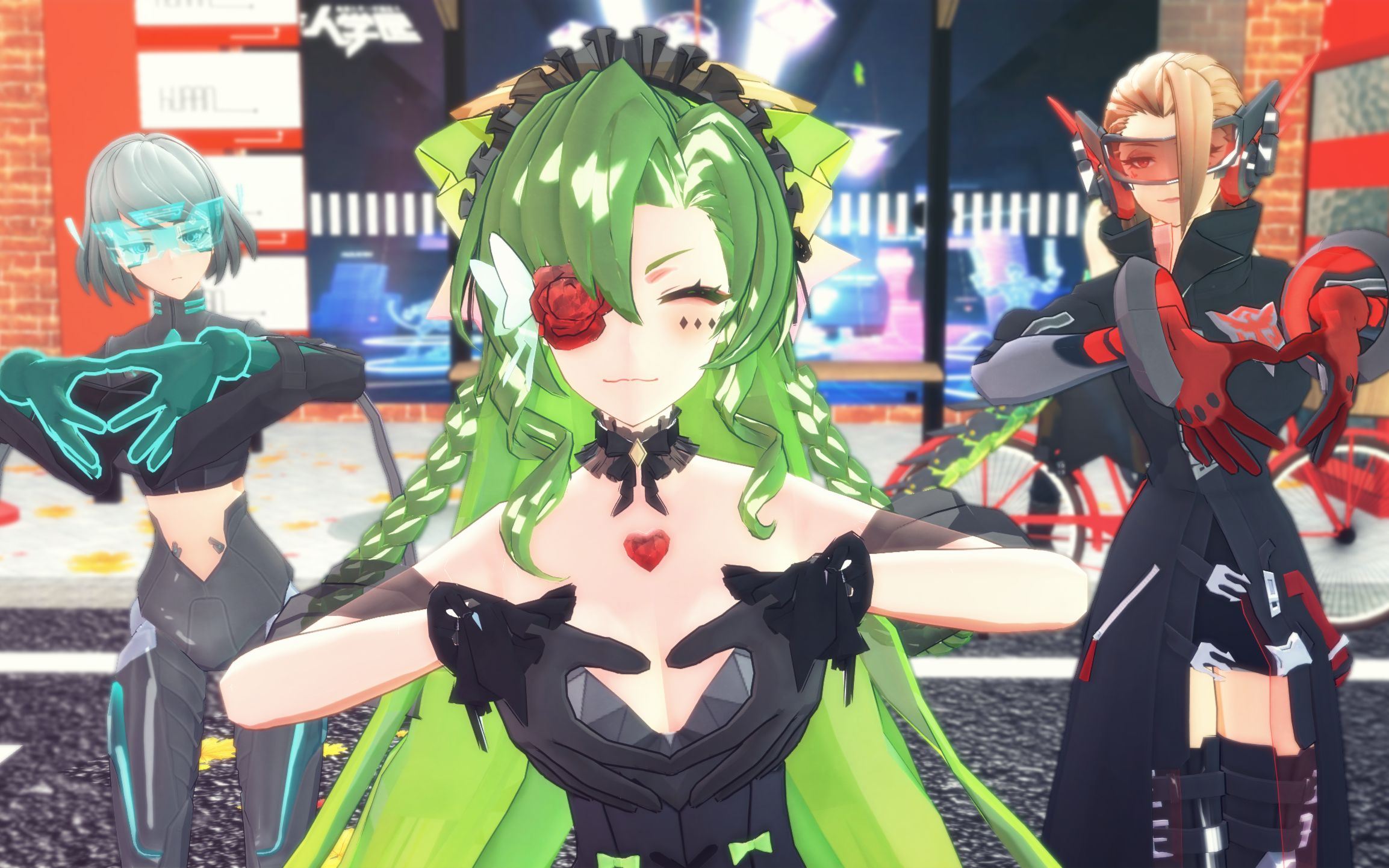 【非人学园mmd】金阙爱你78快来加入金阙吧~(★0761`)人(07