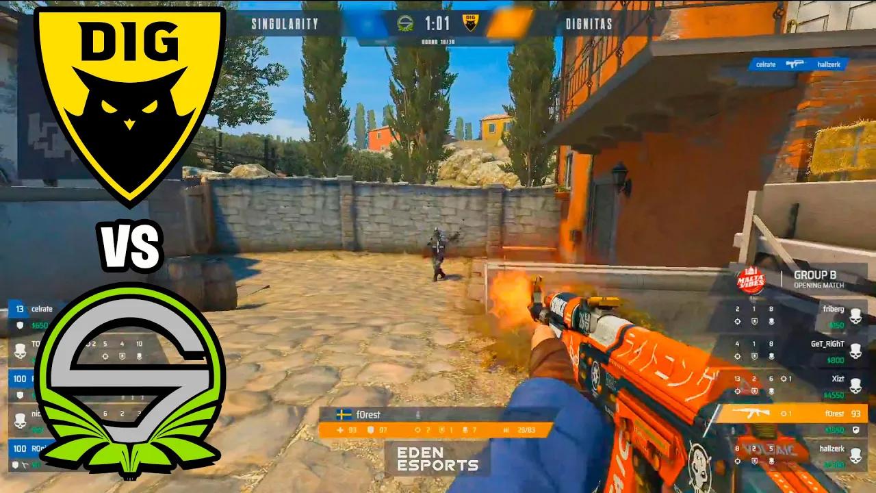 【CSGO】Dignitas vs Singularity  Eden Arena哔哩哔哩bilibili