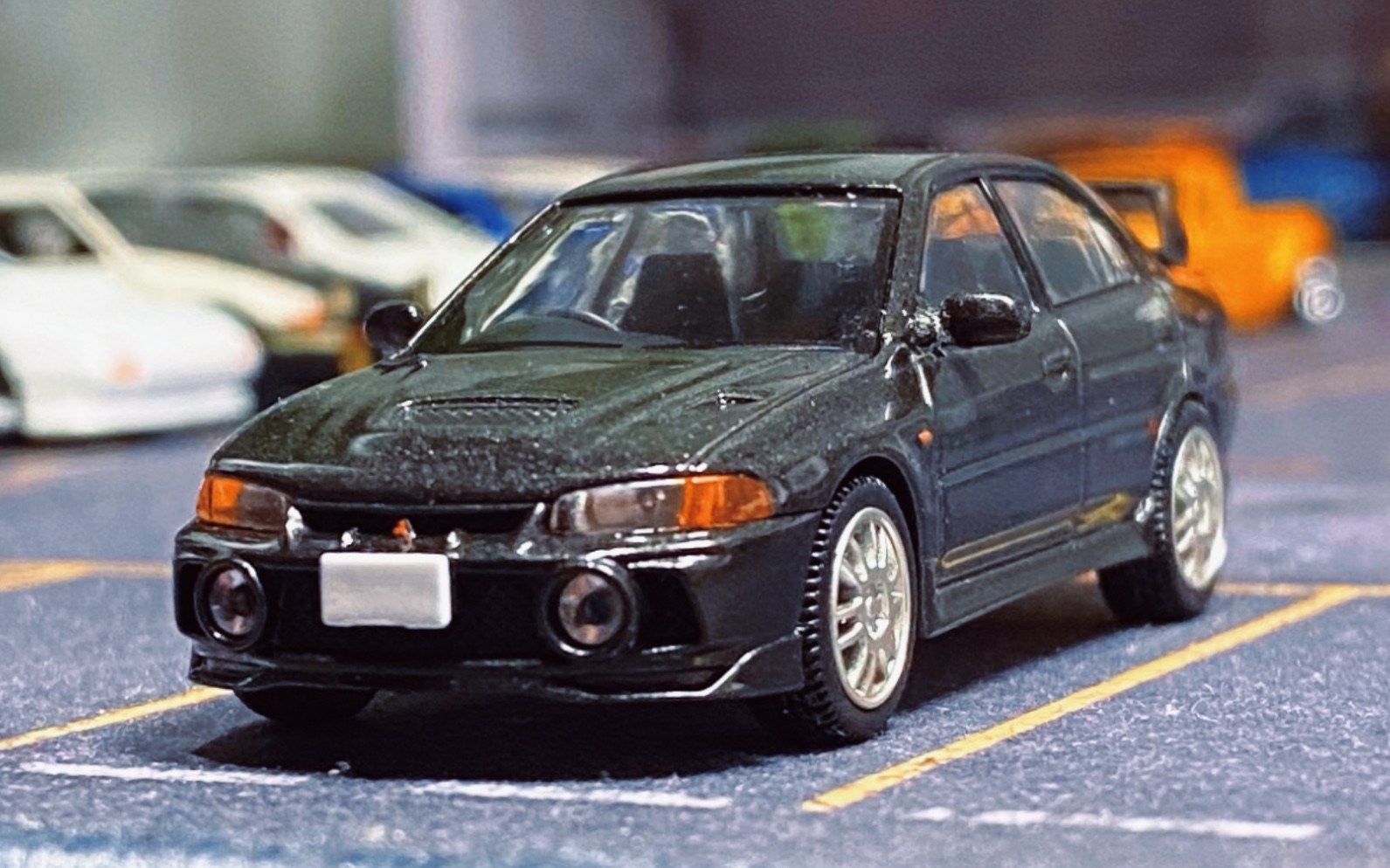 【tomica】多美卡 tlv系列 lv-n186b 三菱evo4代分享_哔哩哔哩_bili