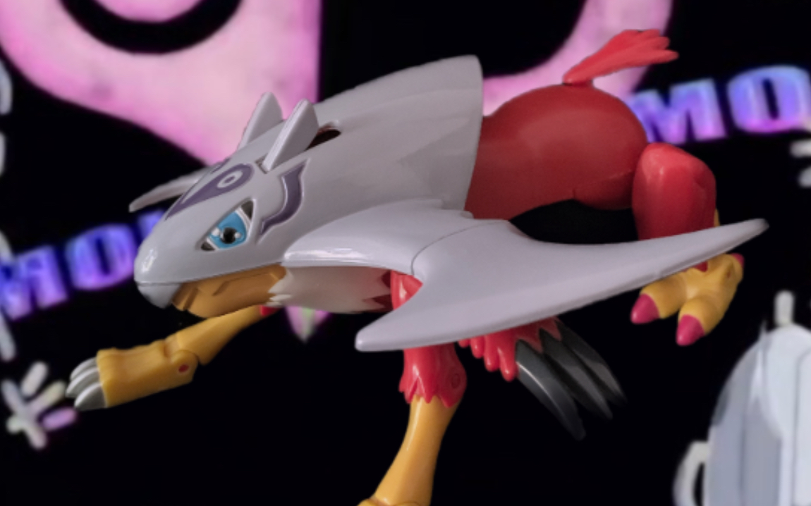 只要50块就能玩到美版的数码宝贝装甲进化系列-爱心装甲-铁鹰兽