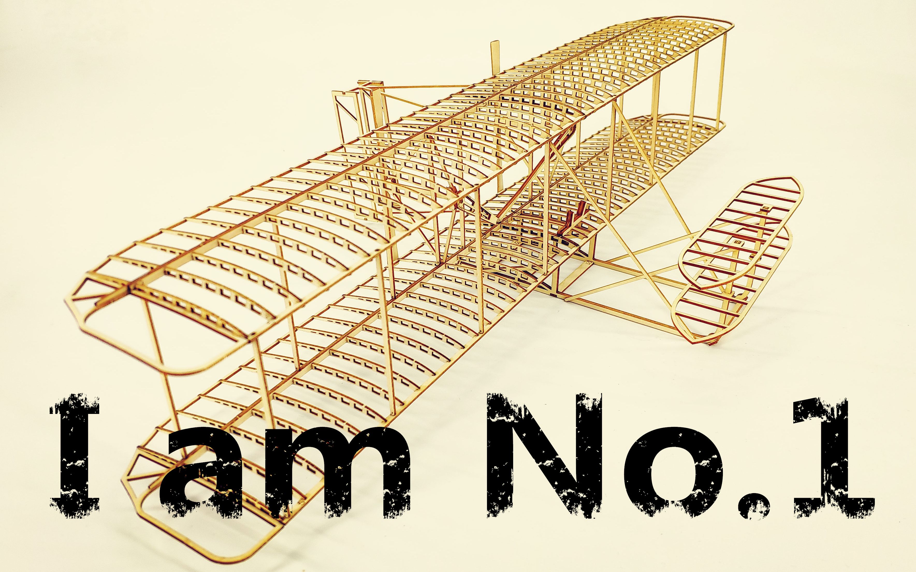 电池猫的模玩 gspm 1/24 莱特兄弟 飞行者一号 木制模型 拼装评测