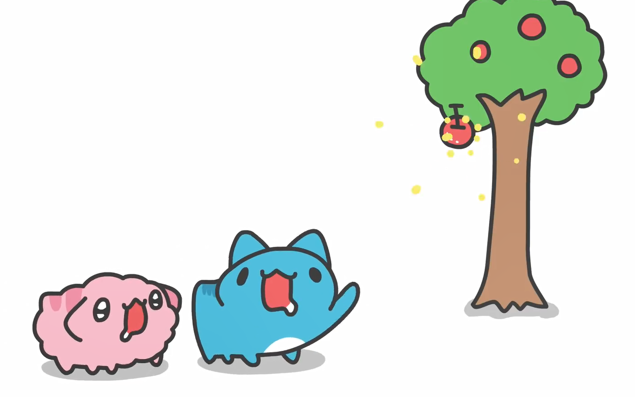 【猫猫虫咖波】摘苹果!_哔哩哔哩_bilibili