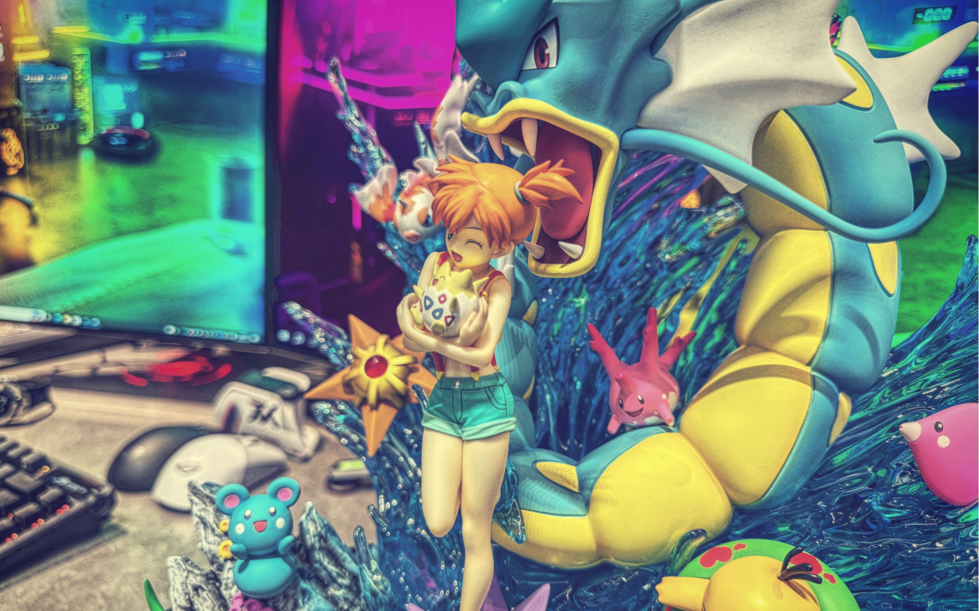 axiu开箱【宝可梦gk雕像】egg 小霞 手办 开箱