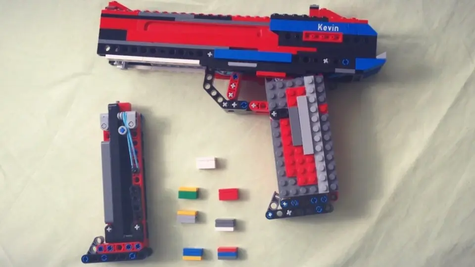 Working LEGO Fortnite RubberBand Pistol INSTRUCTIONS