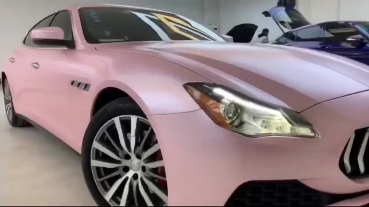 玛萨拉蒂菲卡改色膜电光樱花粉