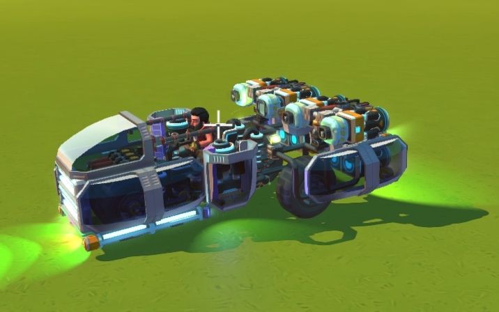 【废品机械师】科幻摩托车