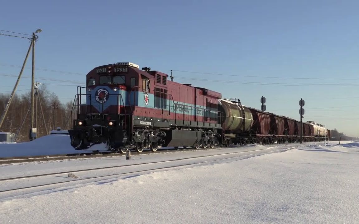 [图]【异域铁道】穿梭在爱沙尼亚雪原的“大老美”