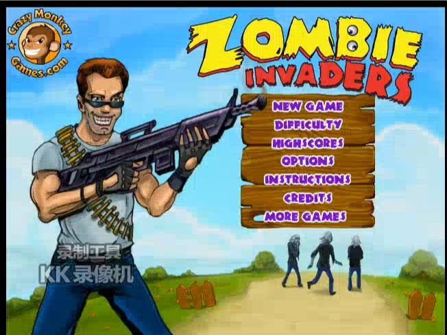 4399经典游戏—墓地僵尸