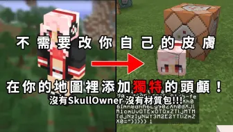 我的世界minecraft自定义头颅教程 下 哔哩哔哩 Bilibili