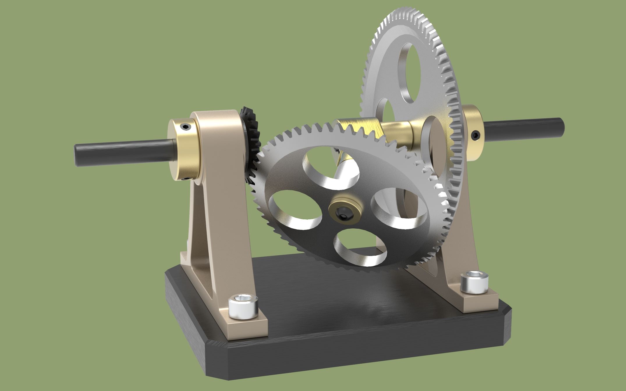 锥齿轮减速机构