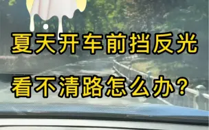 Download Video: 夏天开车，如何1秒解决前挡反光问题？