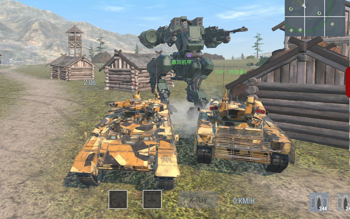 【马鸽重工/装甲纷争决定版】模块化内构 暴风机甲mod   bmpt3终结者